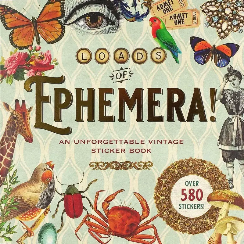 Loads of Ephemera! Sticker book