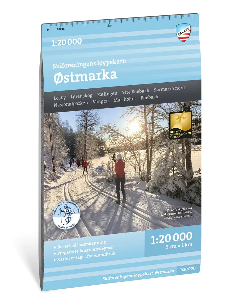 Løypekart Østmarka