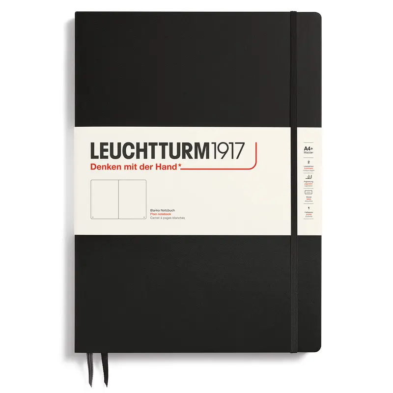 LT NOTEBOOK A4+ SLIM Plain Black