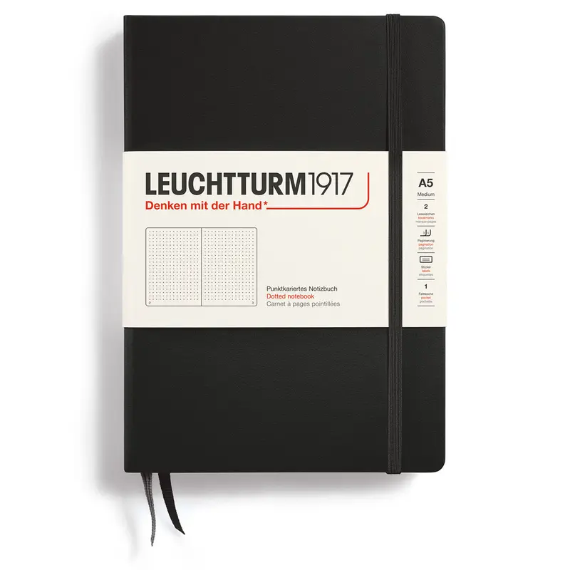 LT NOTEBOOK A5 Hard Dotted Black