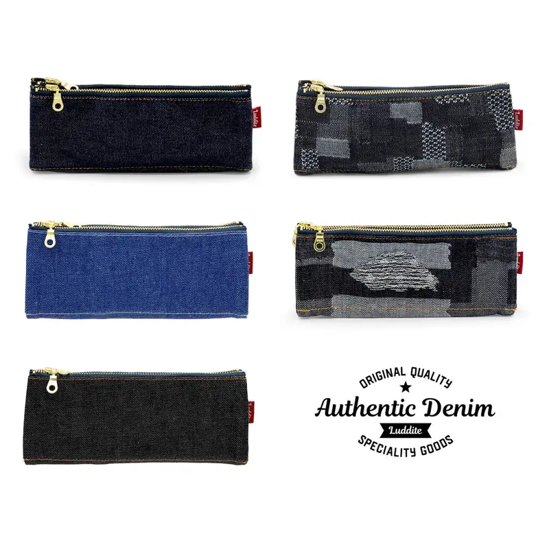 Luddite Denim Bendy Pen Case