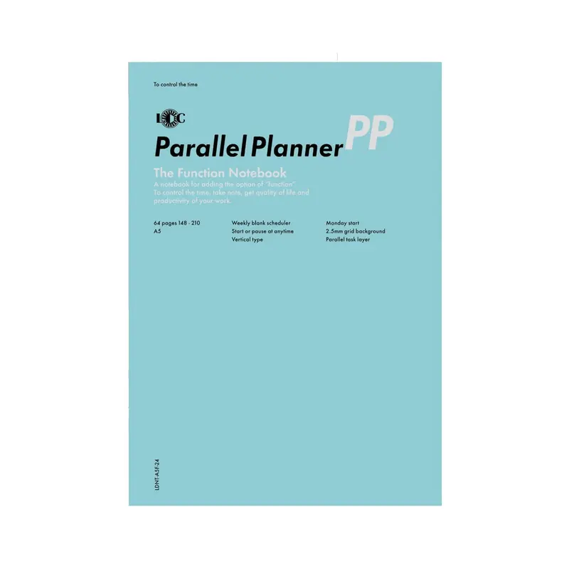 Luddite Function Notebook A5 - Parallel Planner