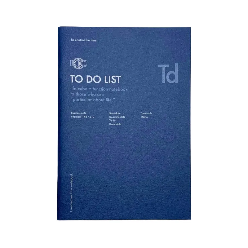 Luddite Function Notebook A5 - To Do List