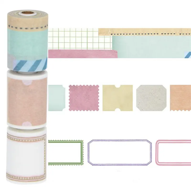 MARK'S Masté Writable Washi Tape 3-pc Set - Collage & Labels