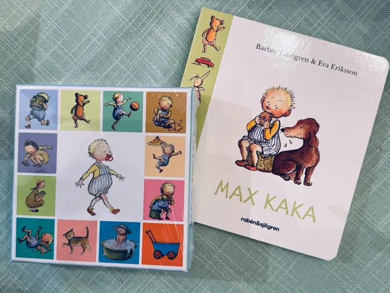 Max-paket med bok & memo