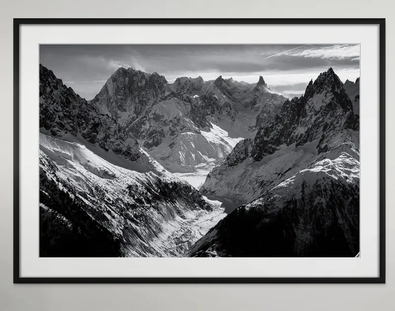 Mer de Glace, Grand Jorasses, Chamonix