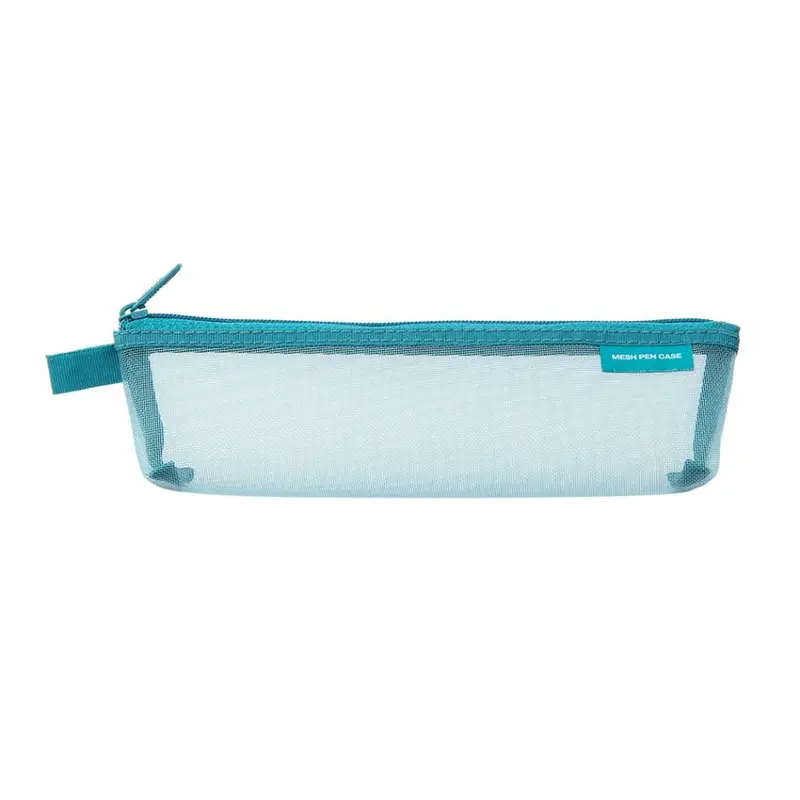 Mesh Pen Case - Blue