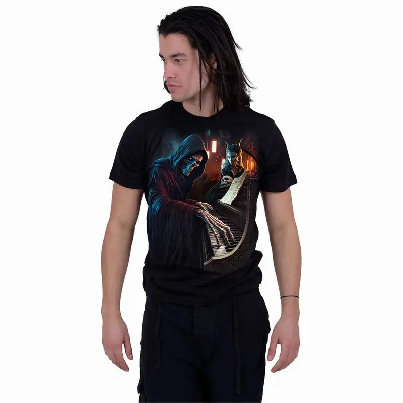 Midnight Blues - Alternativ unisex bomulls-T-shirt