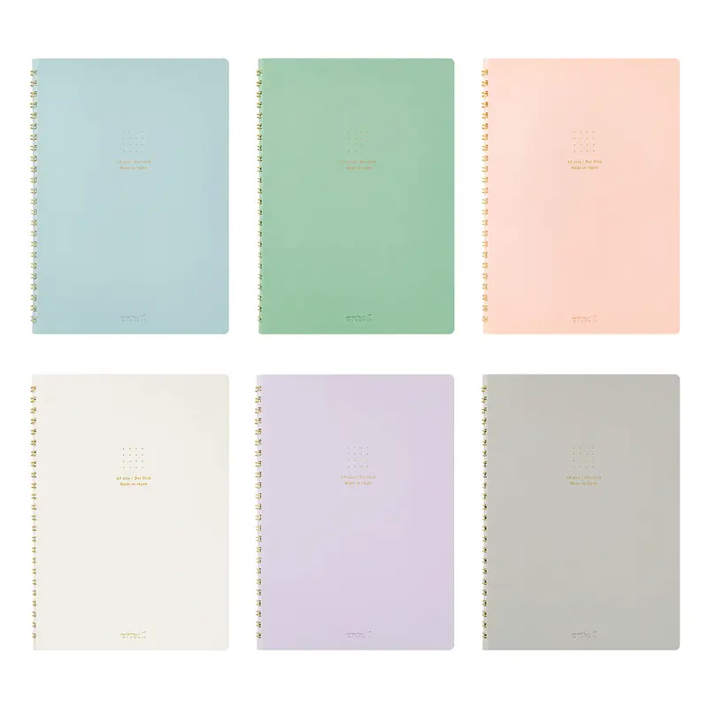 Midori Color Dot Ring Notebook [A5]