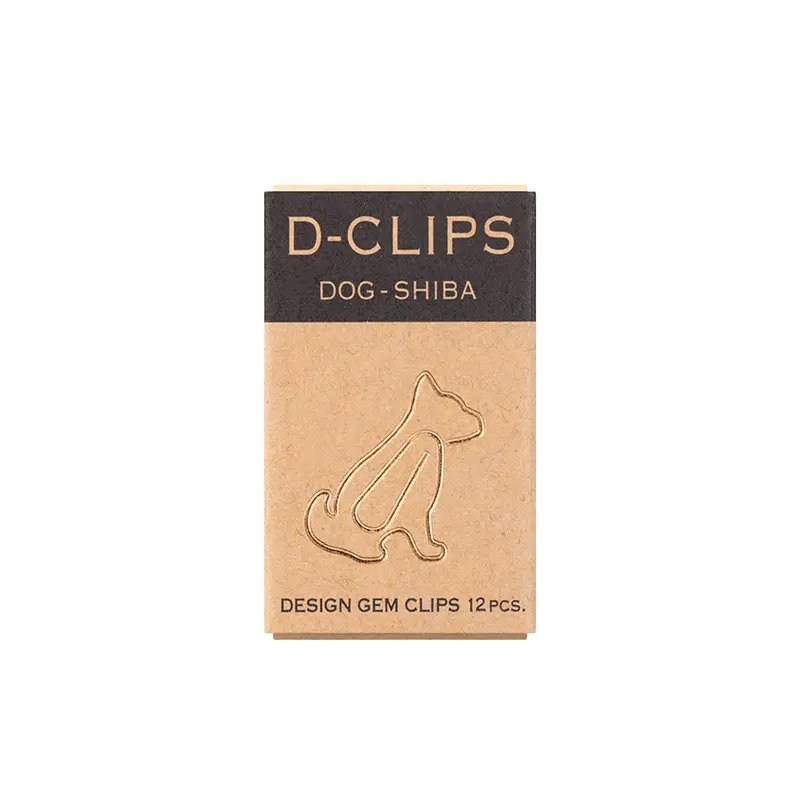Midori D-clips Mini Box - Shiba Dog
