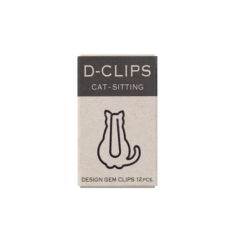 Midori D-clips Mini Box - Sitting Cat