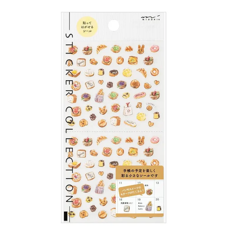 Midori Kalenderstickers - Bread
