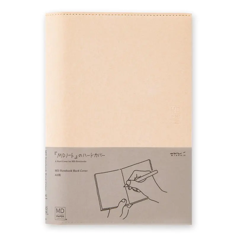 Midori MD Hardcover A5 Paper Cover - Två färger