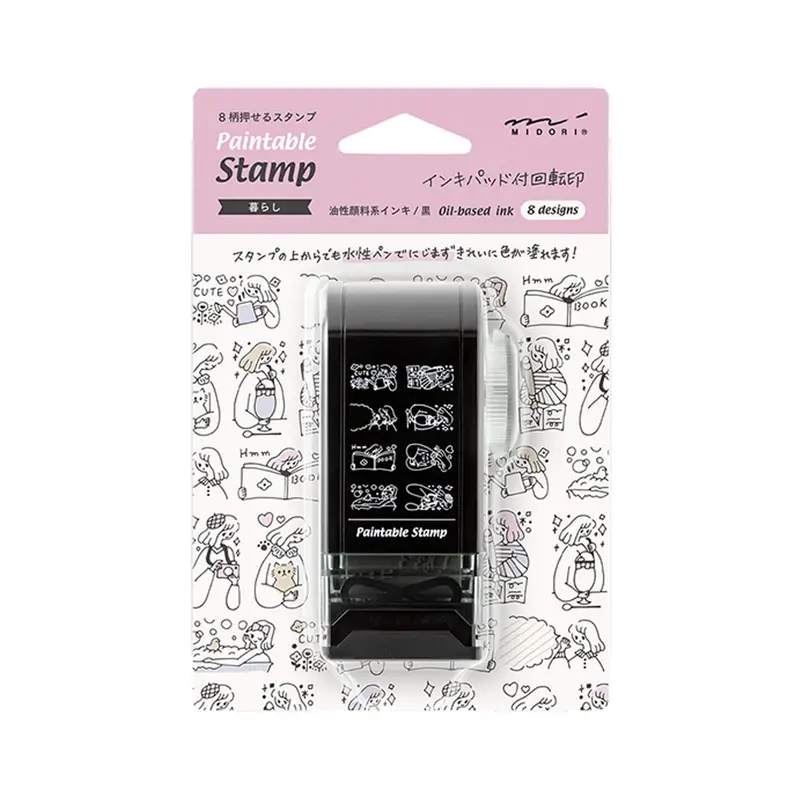Midori Paintable Rotating Stamp Dial - Lifestyle