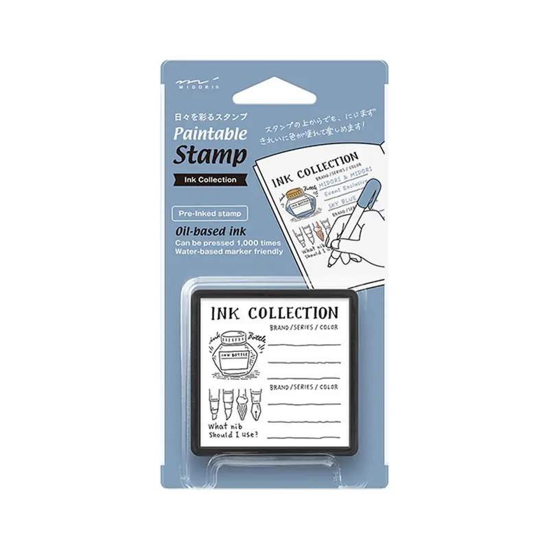 Midori Paintable Stamp Pre-inked - Ink Collection