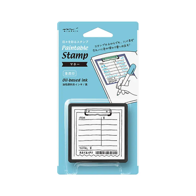 Midori Paintable Stamp Pre-inked - Money