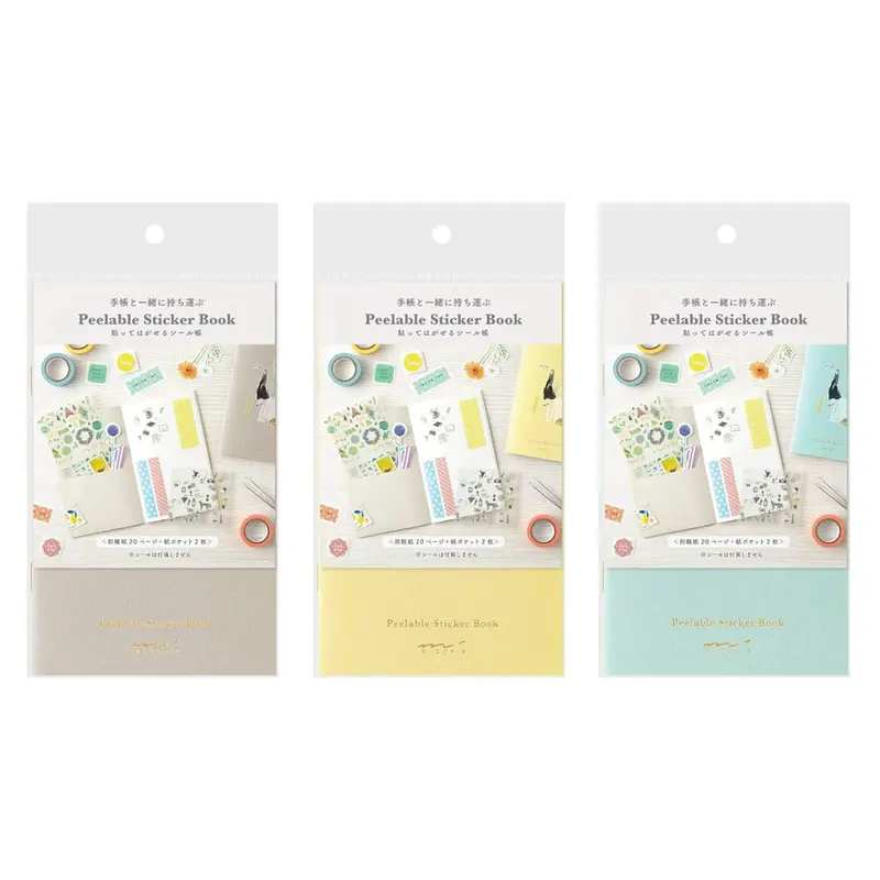 Midori Peelable Sticker Book