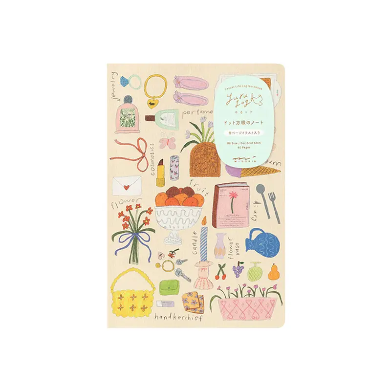 Midori Yuru Log Notebook B6 My Life