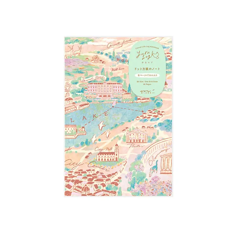 Midori Yuru Log Notebook B6 Travel and Hotel