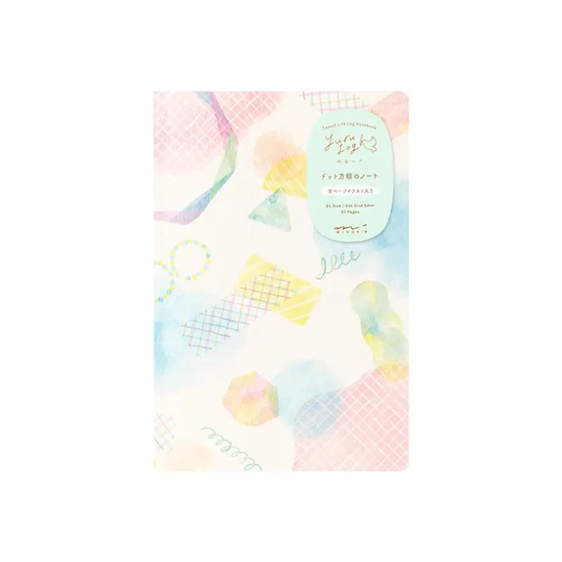 Midori Yuru Log Notebook B6 Watercolor