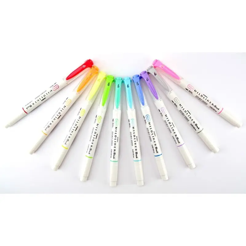 Mildliner Brush pen 10-pack