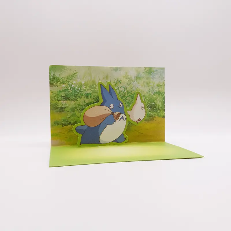 Min granne Totoro 3D-Kort