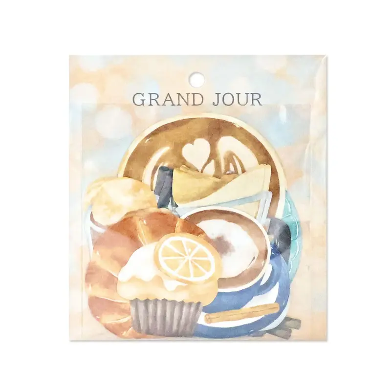 Mind Wave Grand Jour Flake Sticker - Coffee
