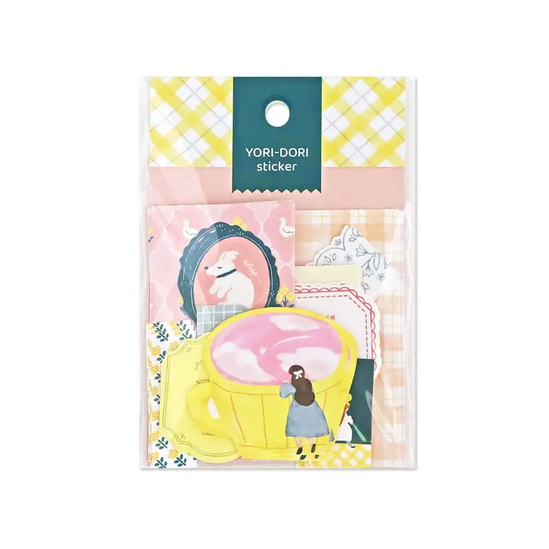 Mind Wave Yori-Dori Flake Sticker - Shooting Star in the Evening Sky