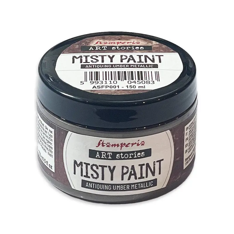 Misty Paint Art stories - 150 ml - Antiquing Umber Metallic