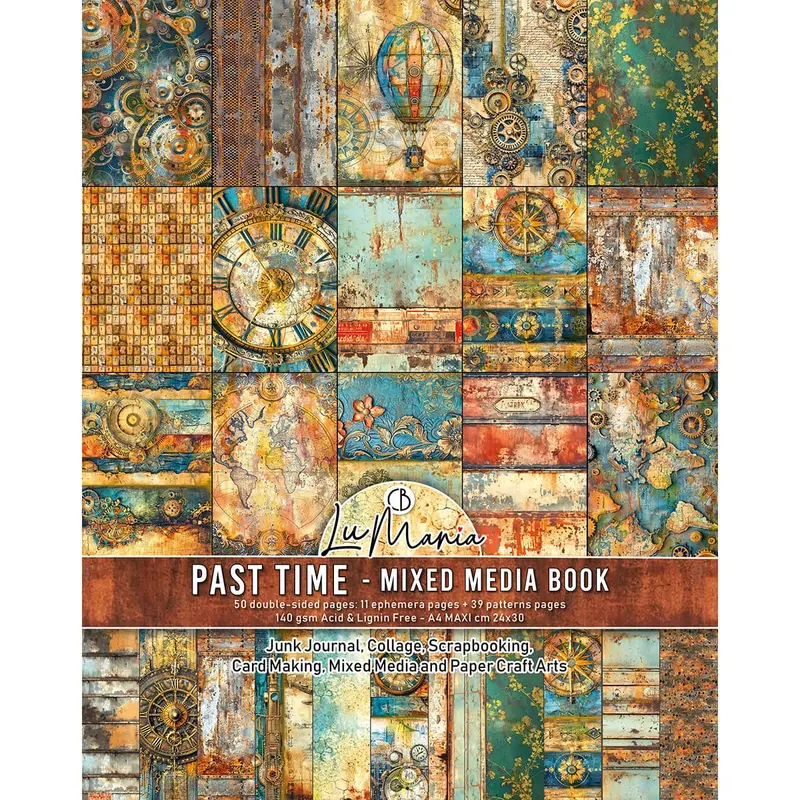 Mixed media book - Past time
