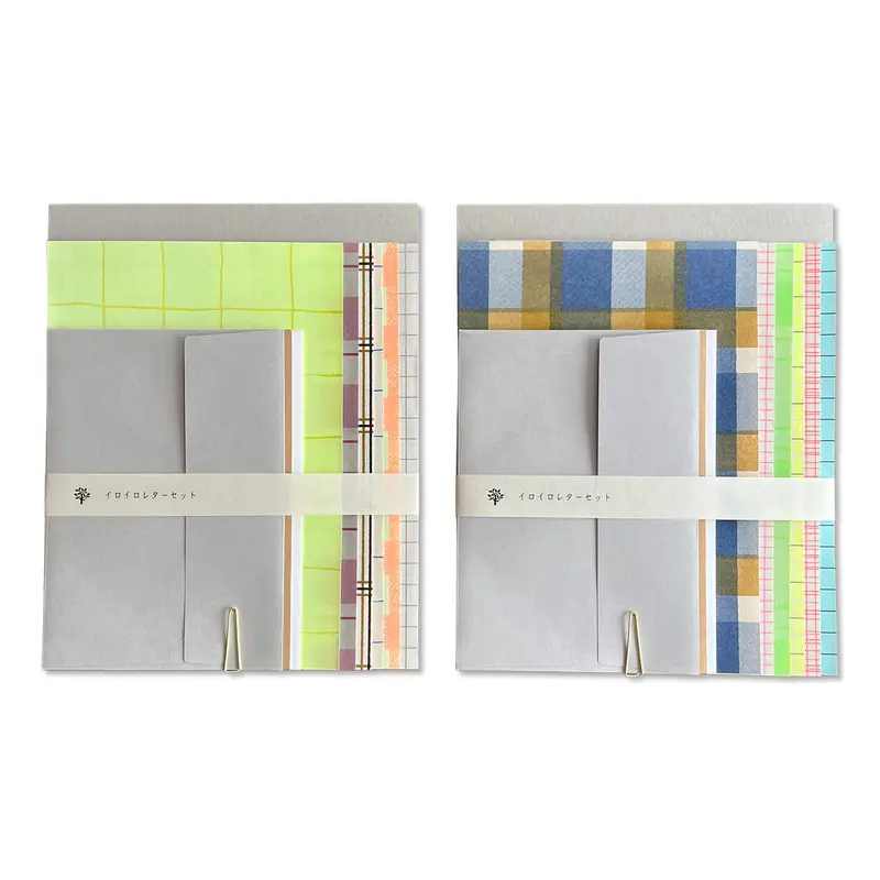 Mizushima IROIRO Letter Set - Check