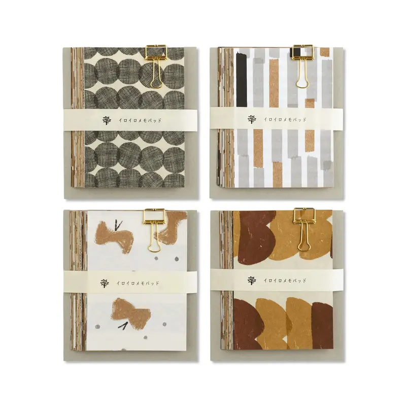 Mizushima IROIRO Memo Pad - Chic