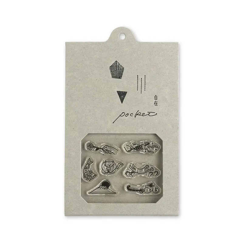 Mizushima JIZAI Clear Stamp Pocket - Oiwai