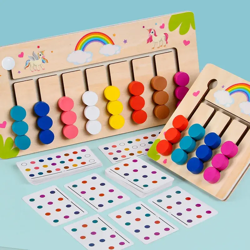 Montessori Color & Shape Puzzle Educational Toy for Kids
