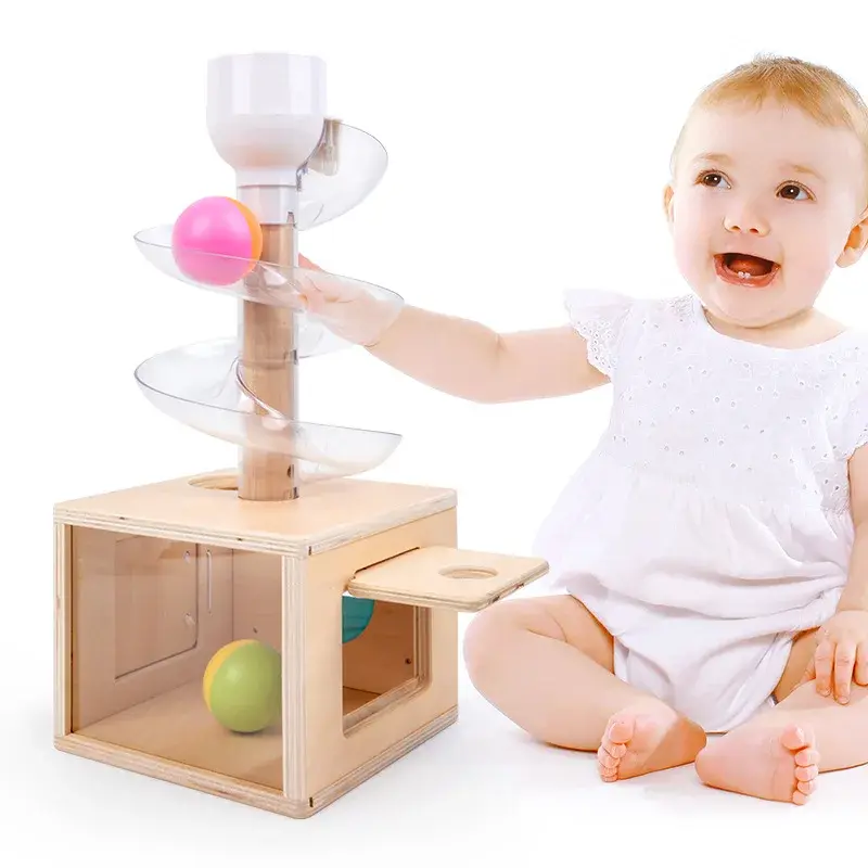 Montessori Rotating Track Ball Puzzle Toy for Babies