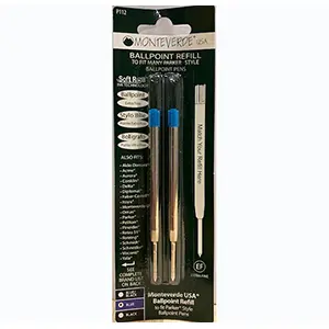 Monteverde Soft Ballpen Refill X-Fine Blue (to fit Parker)
