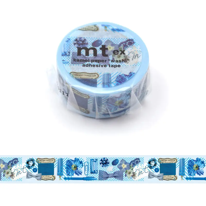 mt ex Washi Tape 2024 Spring & Summer Collection - Color Series Blue