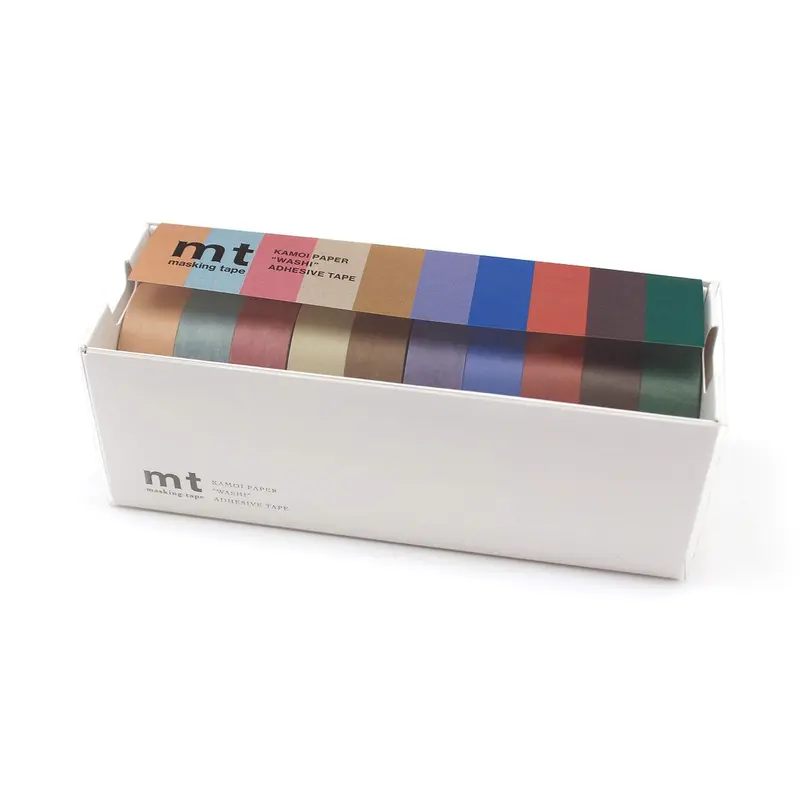 mt Washi Tape 10-color Set Dusty Colors