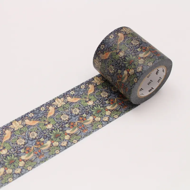 MT Washi-tejp, Strawberry Thief. Motiv av William Morris (50 mm)