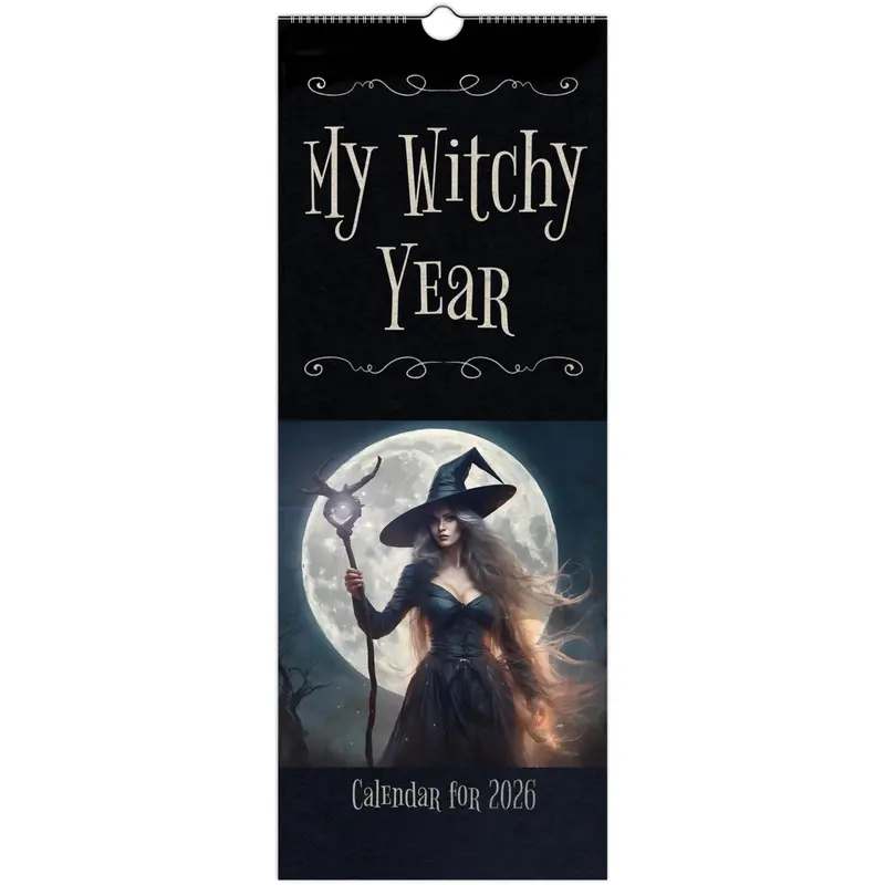 My Witchy Year Wall calendar for 2026 (Except North America)