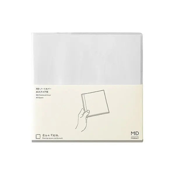 Notebook Cover Square - Clear