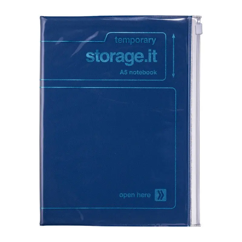 Notebook Storage.it A5 - Dotted/Lined - Navy