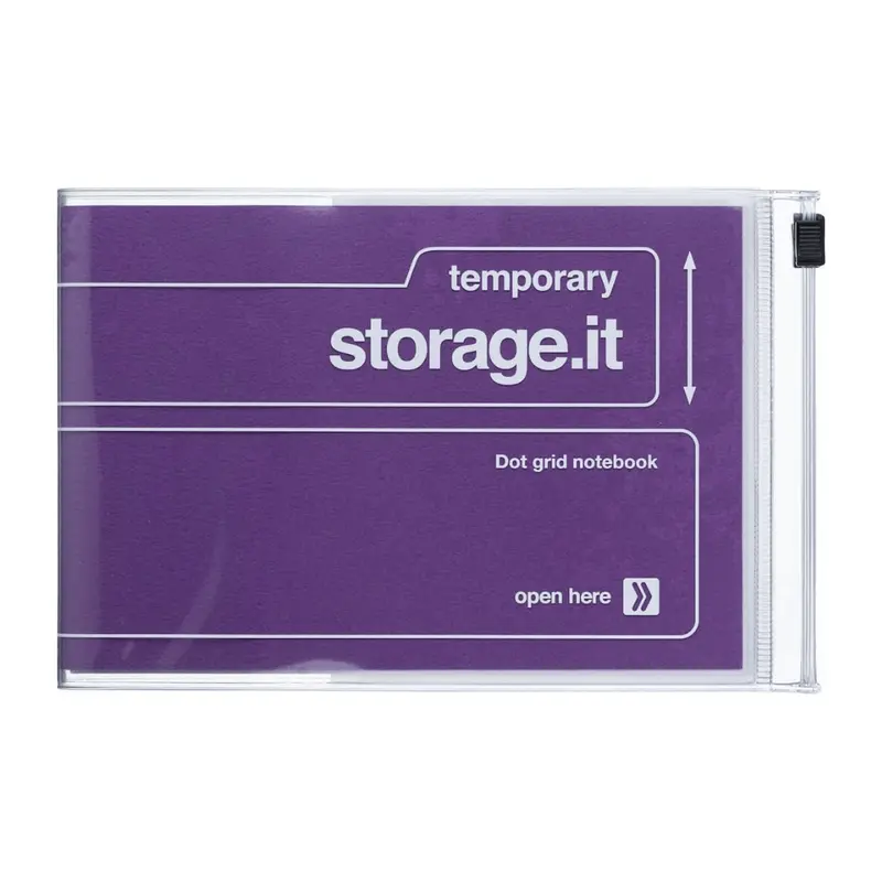Notebook Storage.it A6 Desk - Dotted - Purple