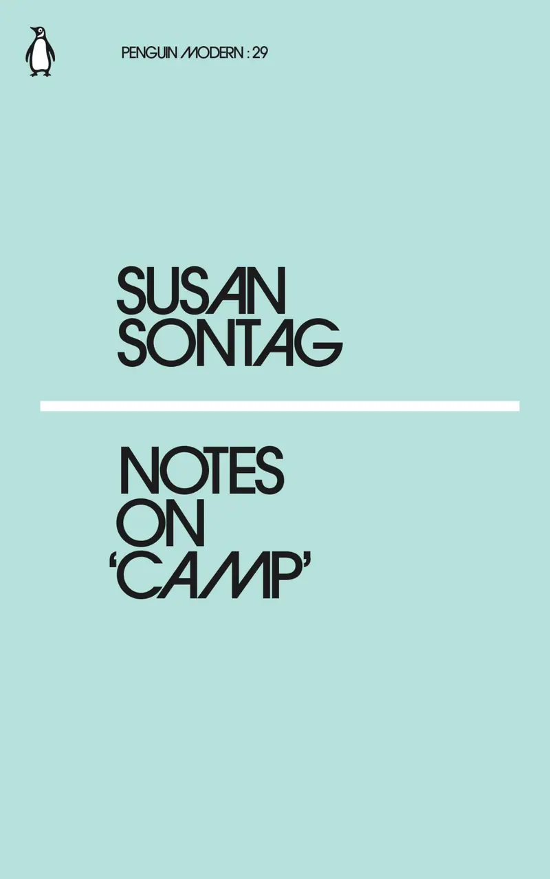Notes On Camp - Susan Sontag