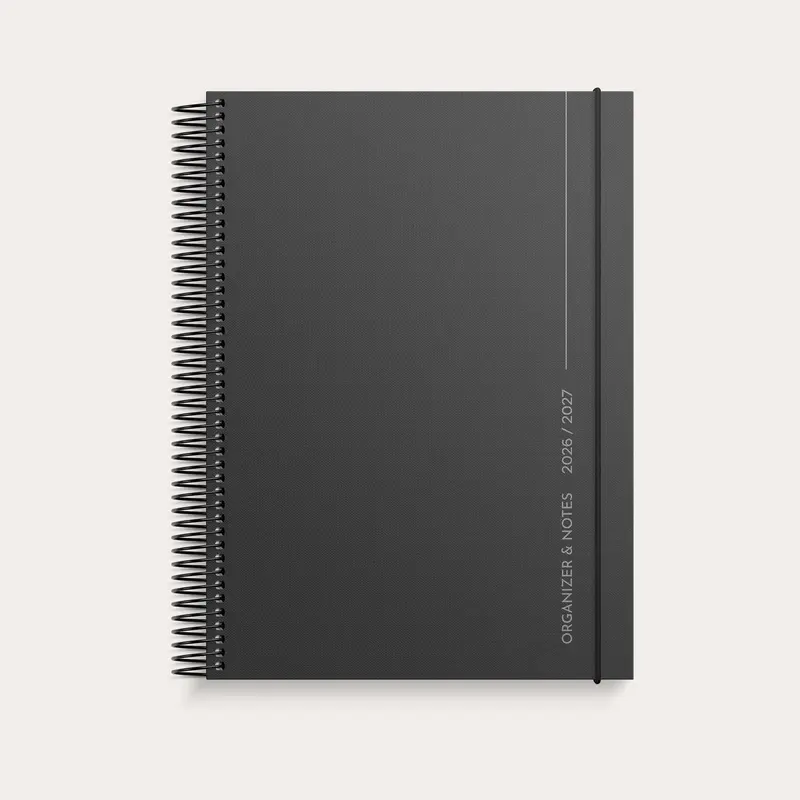 Organizer & Notes 26/27 svart