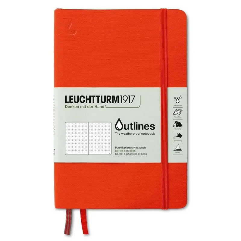 Outlines Dotted B6 - Signal orange