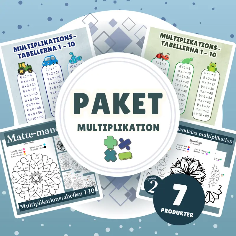 Paket Multiplikation (värde 135kr)