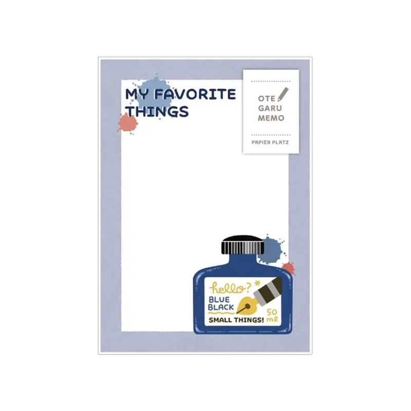 Papier Platz × Eric Otegaru Memo Pad - Writing Utensils
