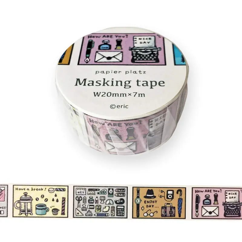 Papier Platz × Eric Washi Tape - Days