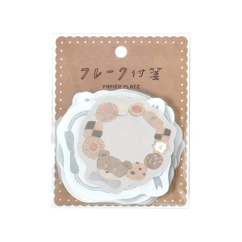 Papier Platz × Tobimatsu Shoichiro Flake Sticky Notes - Various Motifs
